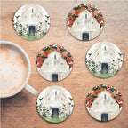 Cotton Barn - Ceramic Coasters - Set of 6