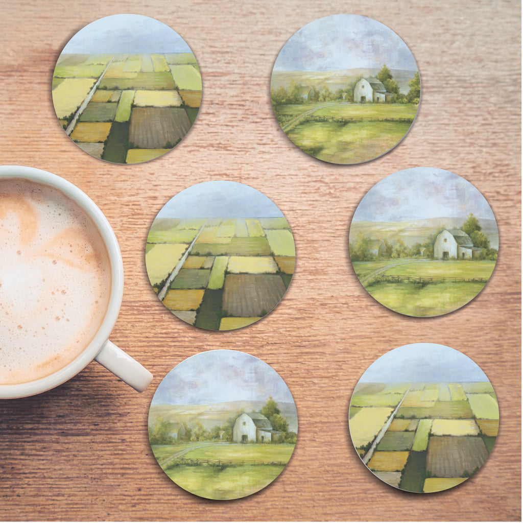 On The Farm - Ceramic Coasters - Set of 6