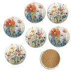 In Full Bloom - Ceramic Coasters - Set of 6