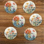 In Full Bloom - Ceramic Coasters - Set of 6