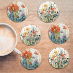 In Full Bloom - Ceramic Coasters - Set of 6