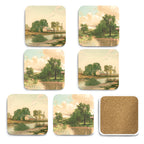 Golden Light I - Ceramic Coasters - Set of 6