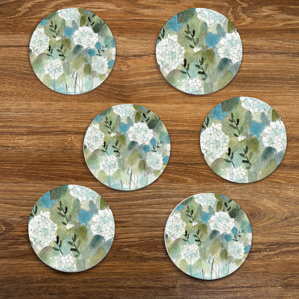 Casual Sketch Arrangement II - Ceramic Coasters - Set of 6