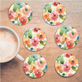 Garden Soiree - Ceramic Coasters - Set of 6