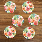 Garden Soiree - Ceramic Coasters - Set of 6