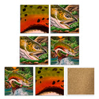 Trout River - Todd Laslo Collection Coaster Set