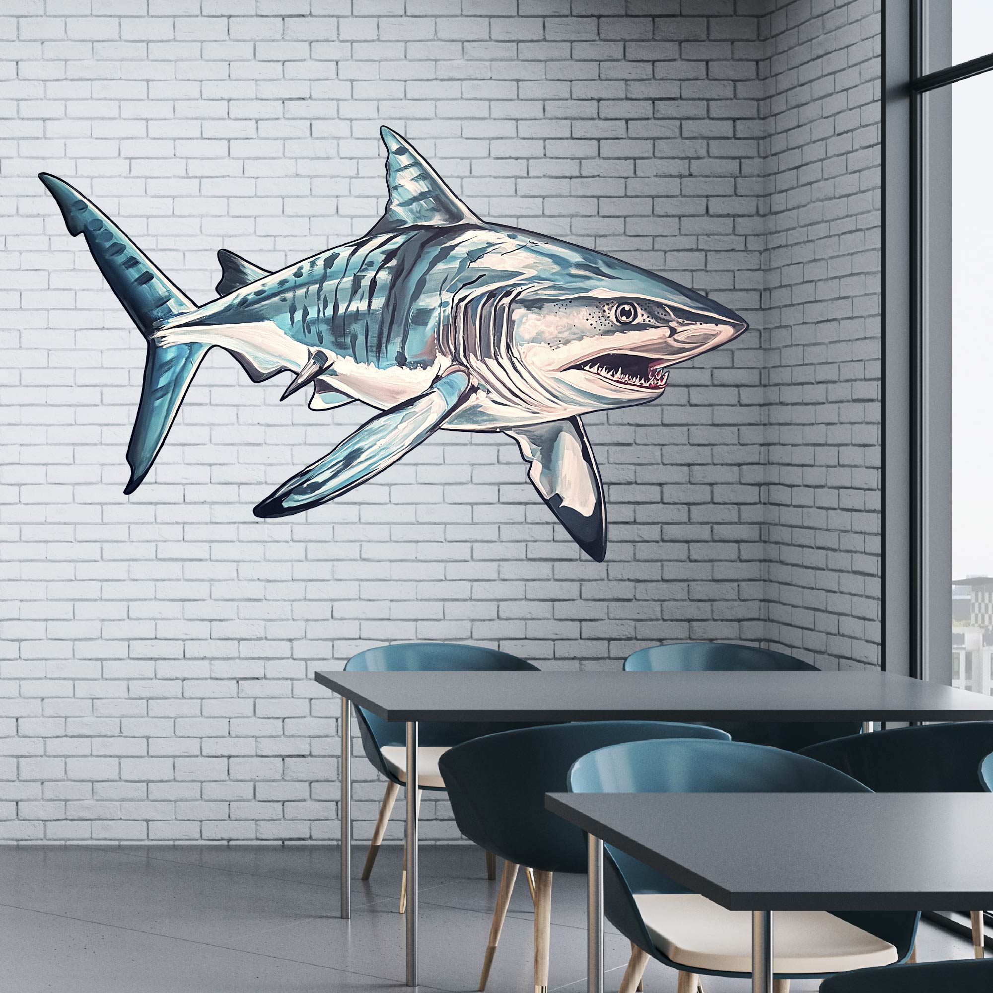 Studio Series - Tiger Shark - Todd Laslo Collection - Wall Decal