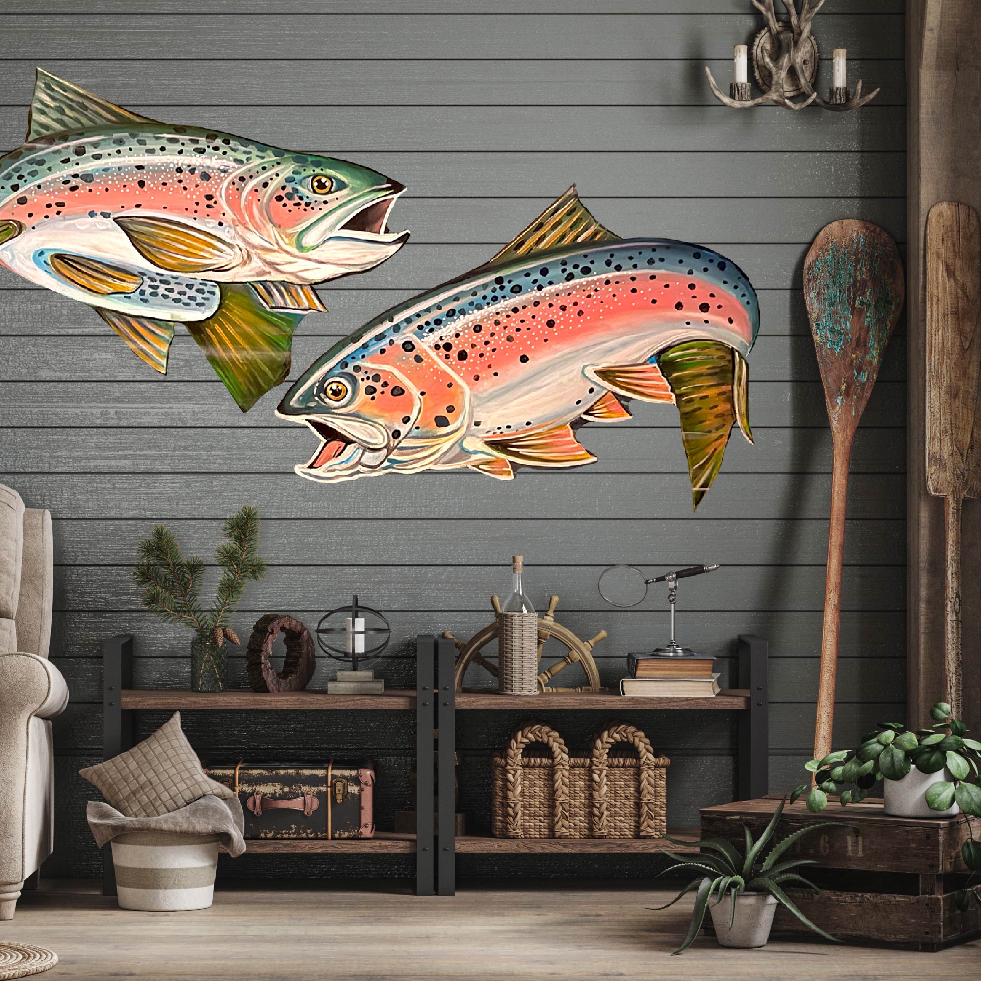 Studio Series - Trouts - Todd Laslo - Wall Decal