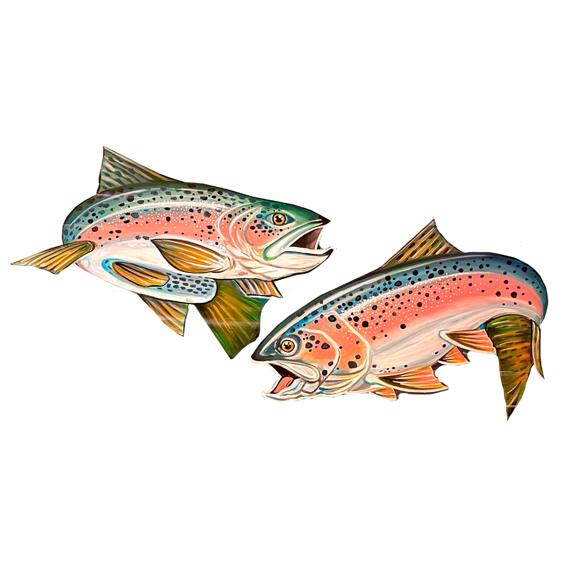 Studio Series - Trouts - Todd Laslo - Wall Decal