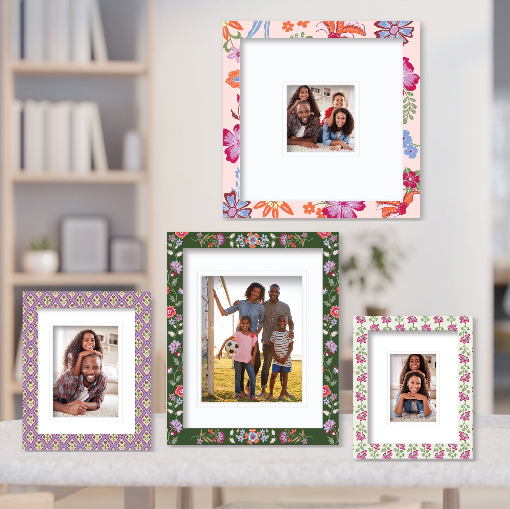ColorBloom Moments™ - Floral Fantasy - Easel Back/Wall Frame Set