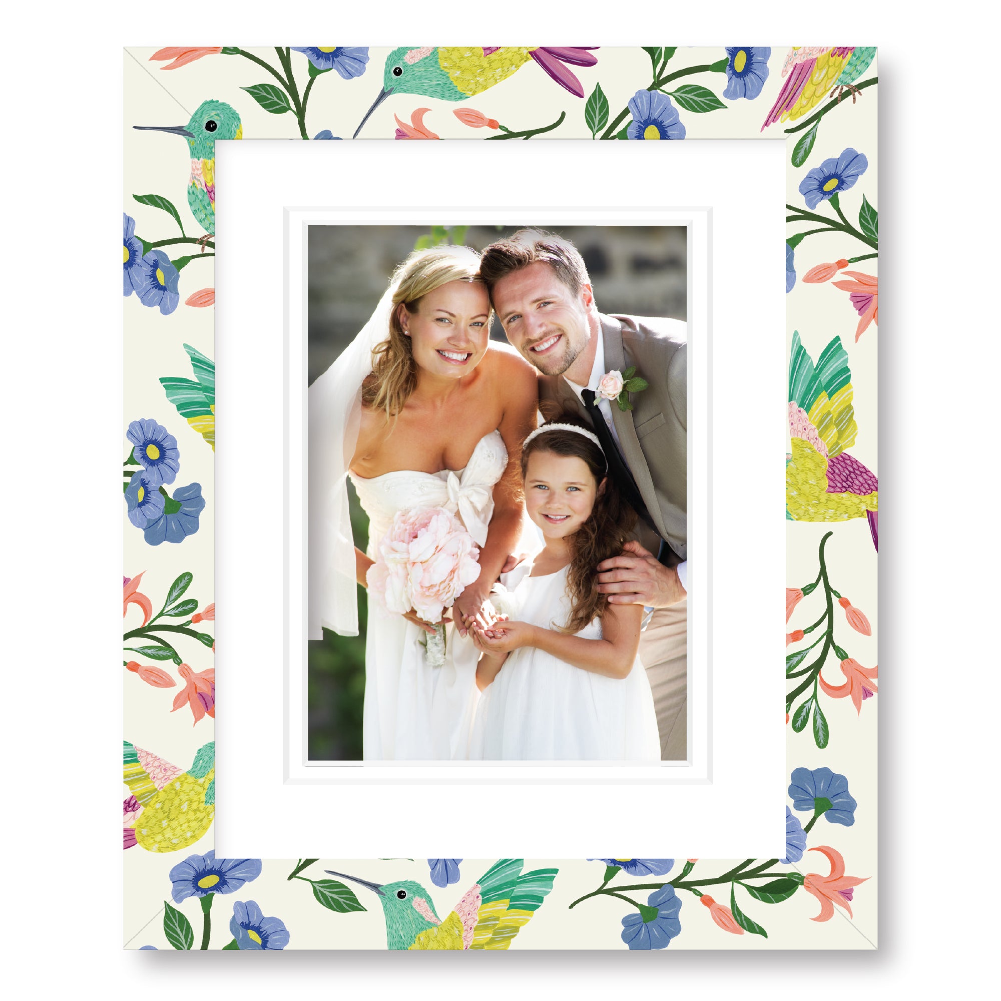 ColorBloom Moments™ - From My Garden - 8"x10" 1-5"x7" Opening Easel Back/Wall Frame