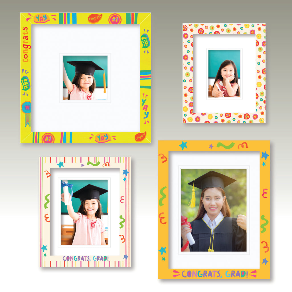 ColorBloom Moments™ - Yay Grad! - Set Easel Back/Wall Frame
