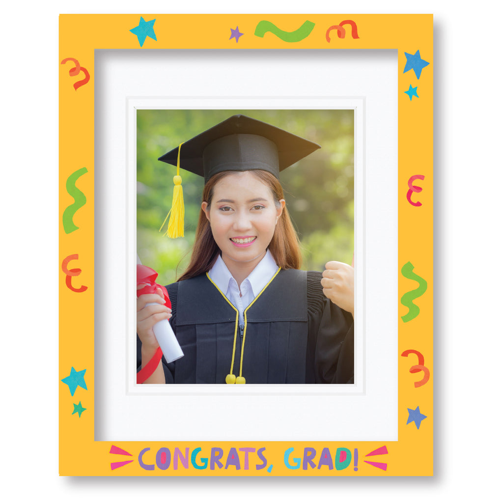 ColorBloom Moments™ - Yay Grad! - 11"x14" 1-8"x10" Opening Easel Back/Wall Frame