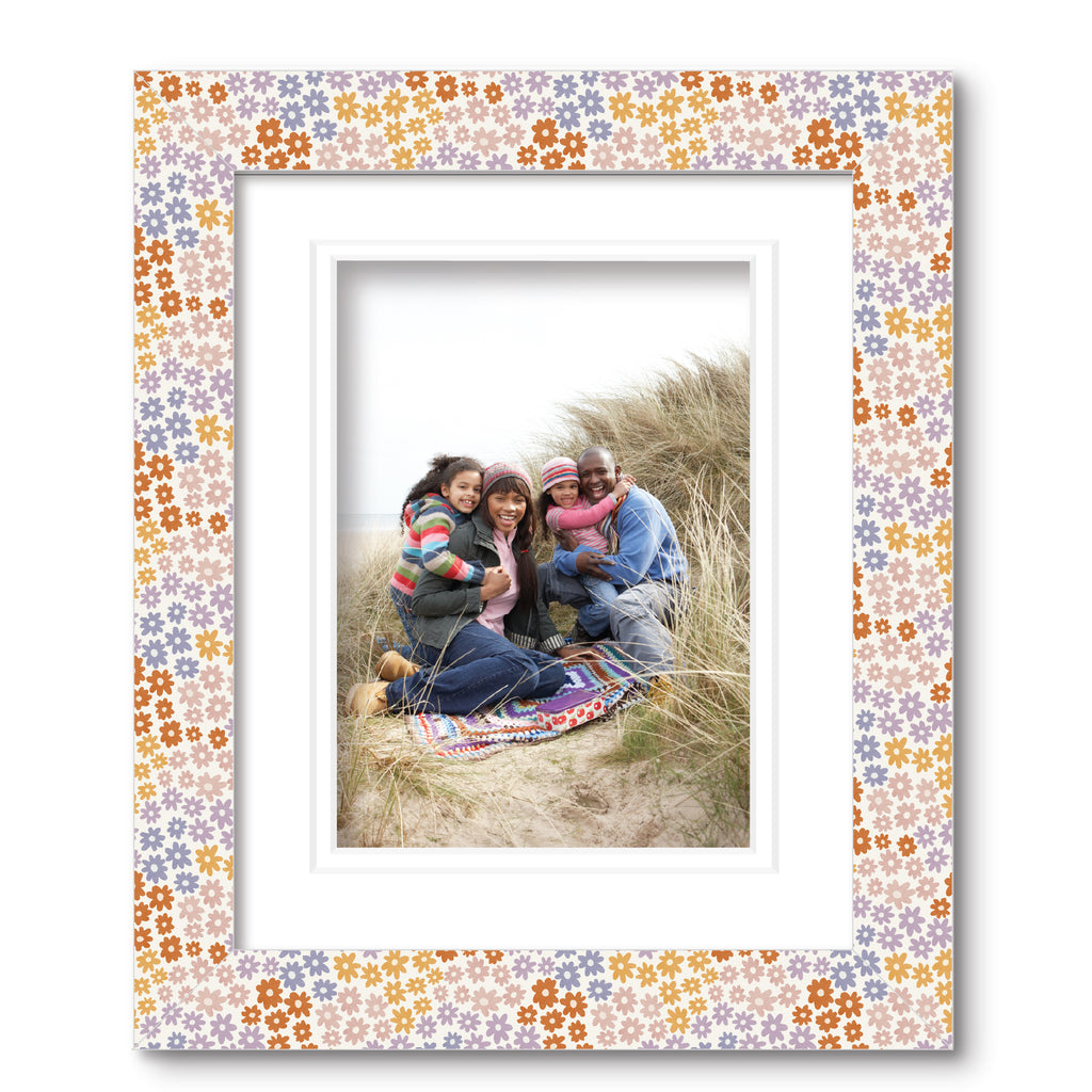 ColorBloom Moments™ - Wildflower - 8"x10" 1-5"x7" Opening Easel Back/Wall Frame