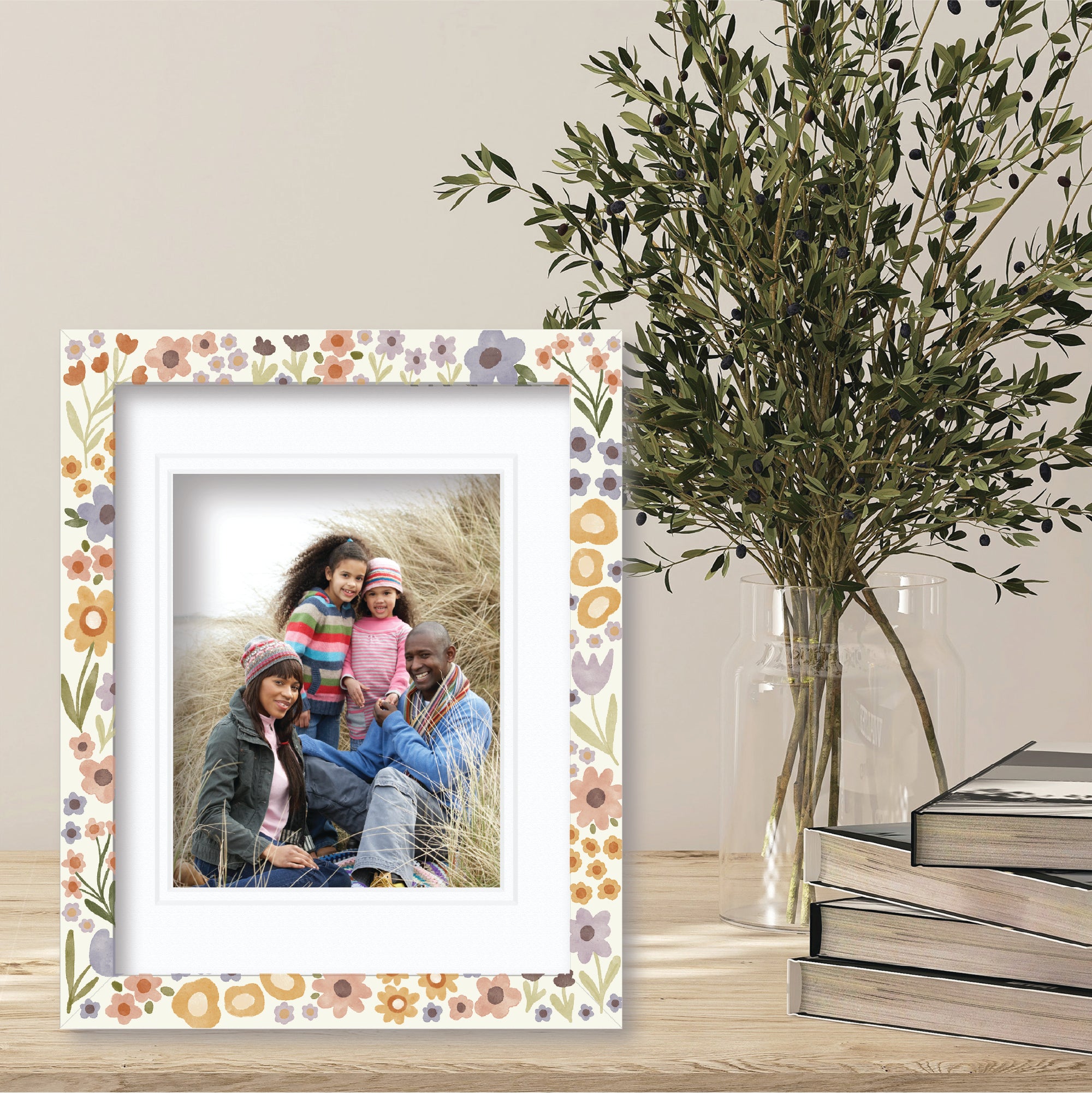ColorBloom Moments™ - Wildflower - 11"x14" 1-8"x10" Opening Easel Back/Wall Frame
