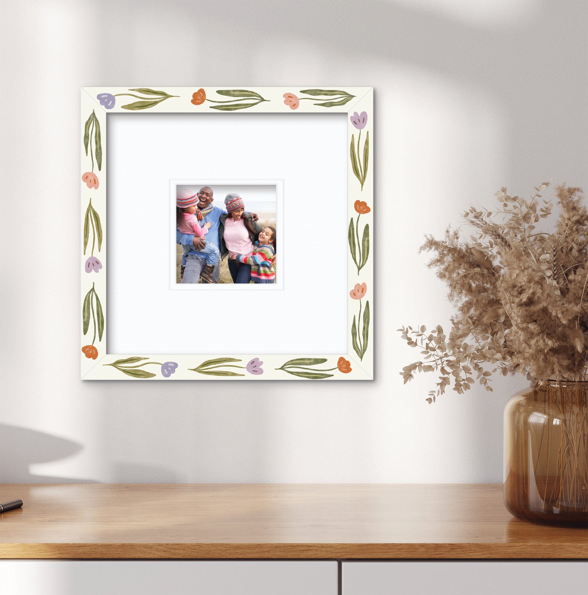 ColorBloom Moments™ - Wildflower - 12"x12" 1-5"x5" Opening Wall Frame