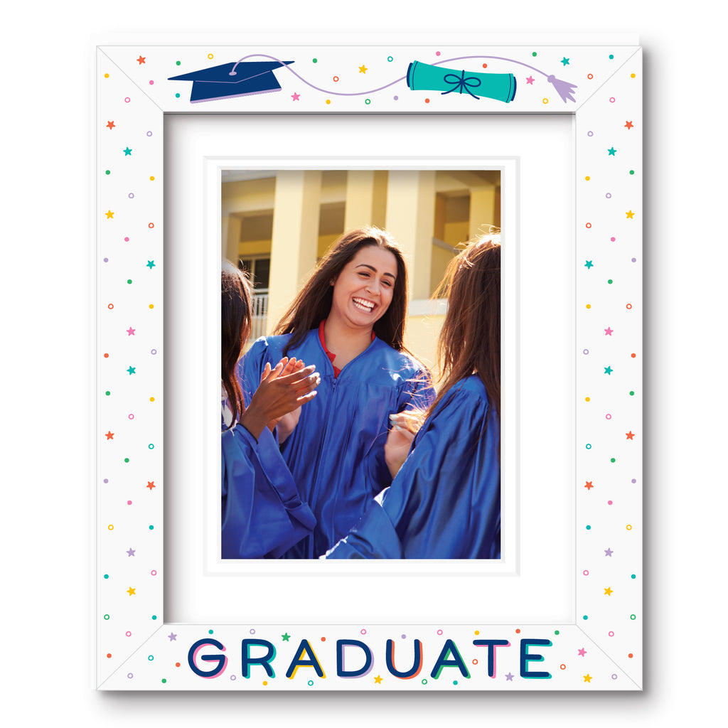 ColorBloom Moments; Multi-Color Grads - 8"x10" 1-5"x7" Opening Easel Back/Wall Frame
