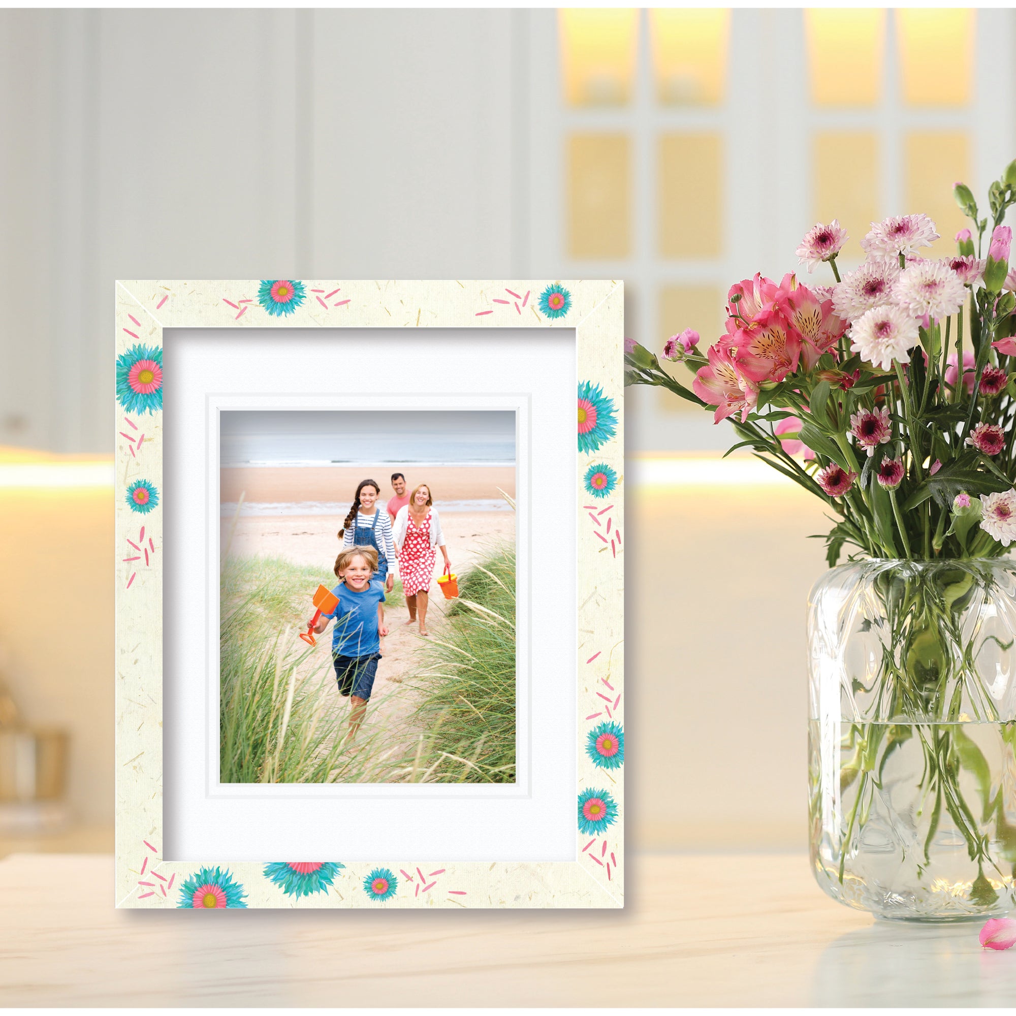 ColorBloom Moments™ - Blooming Butterflies - 11"x14" 1-8"x10" Opening Easel Back/Wall Frame