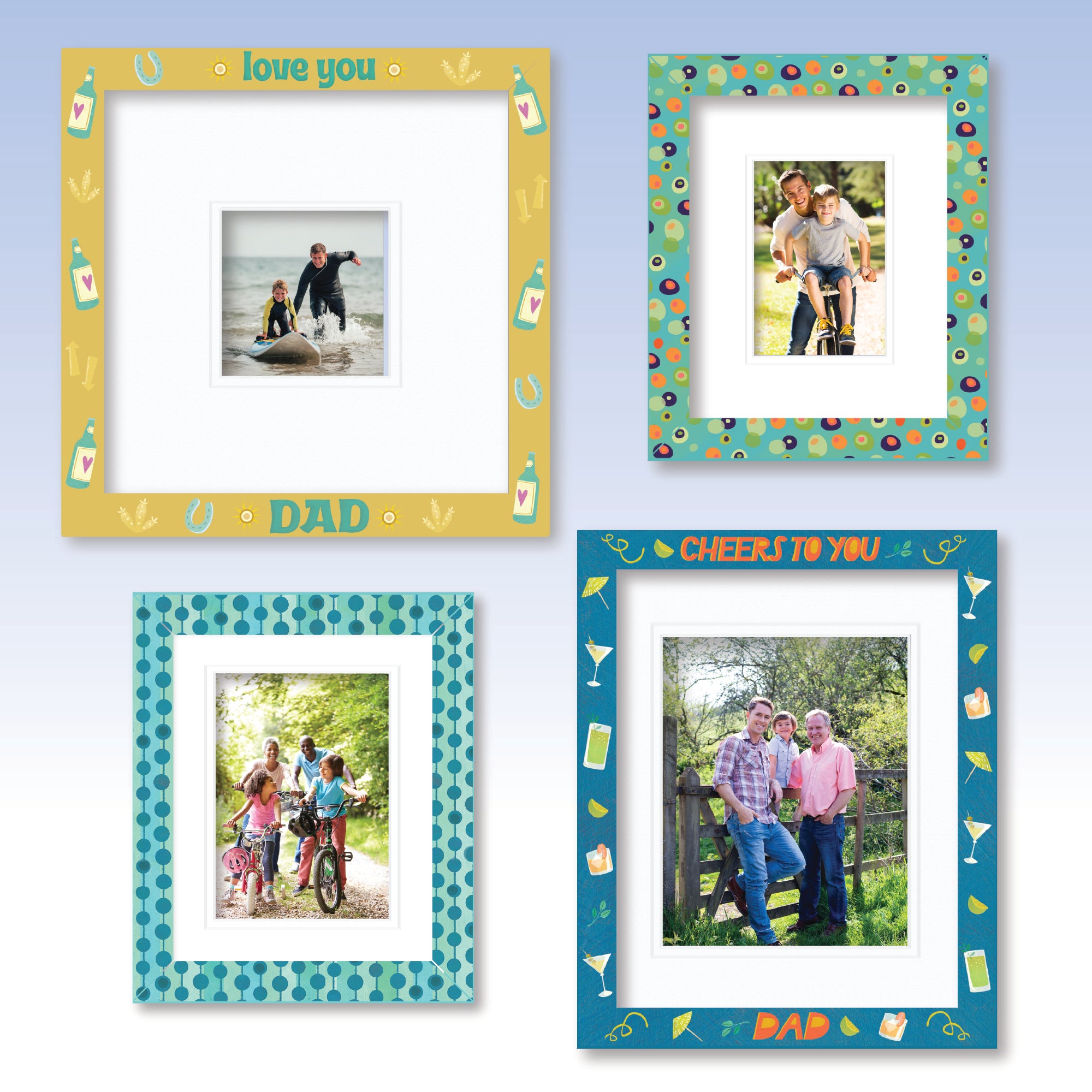 ColorBloom Moments™ - Dads Lounge - Set Easel Back/Wall Frame