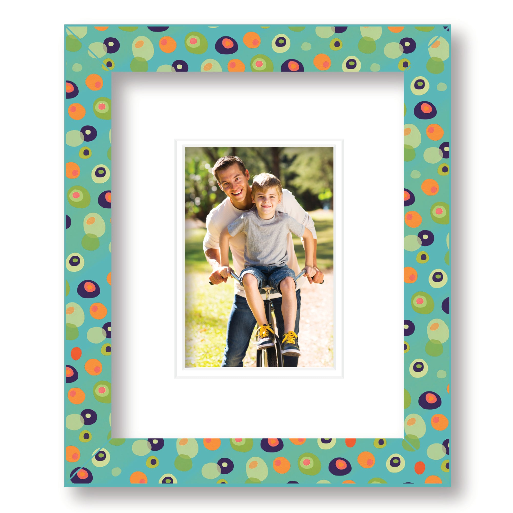 ColorBloom Moments™ - Dads Lounge - 8"x10" 1-4"x6" Opening Easel Back/Wall Frame