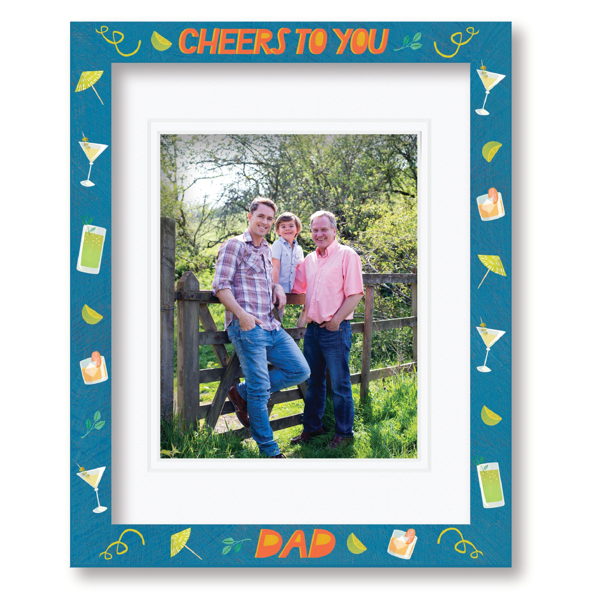 ColorBloom Moments™ - Dads Lounge - 11"x14" 1-8"x10" Opening Easel Back/Wall Frame