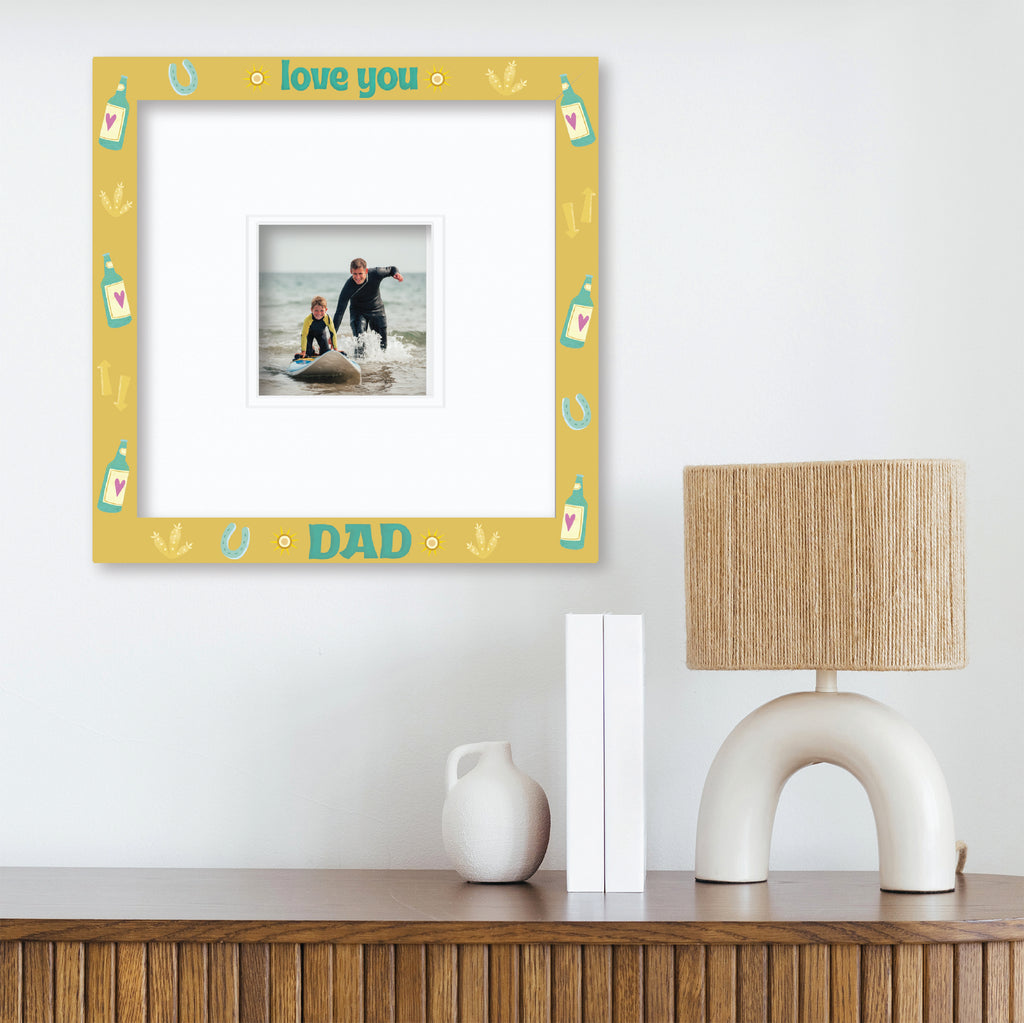 ColorBloom Moments™ - Dads Lounge - 12"x12" 1-5"x5" Opening Wall Frame