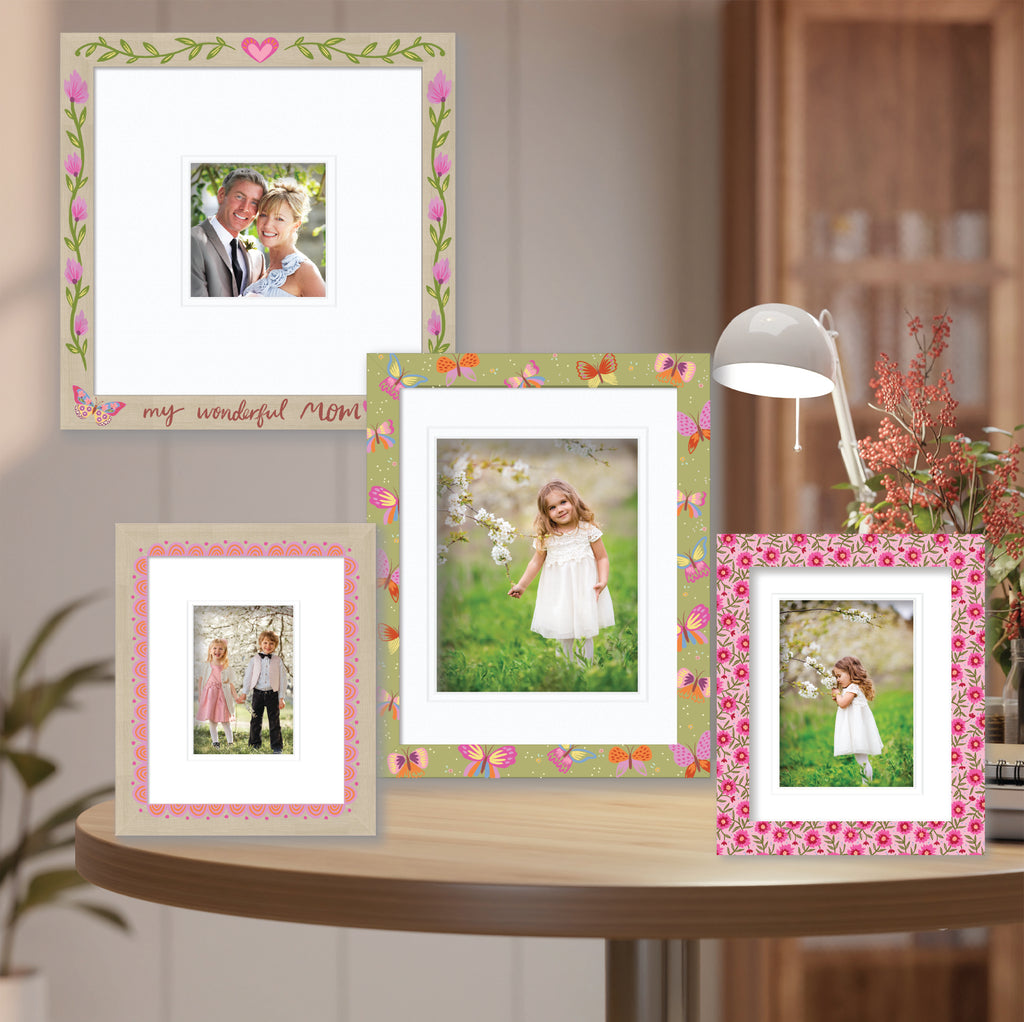 ColorBloom Moments™ - Mom's Floral - Easel Back/Wall Frame Set