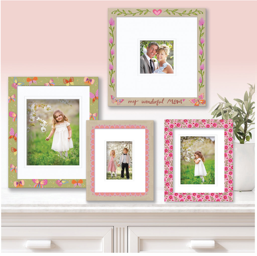 ColorBloom Moments™ - Mom's Floral - Easel Back/Wall Frame Set