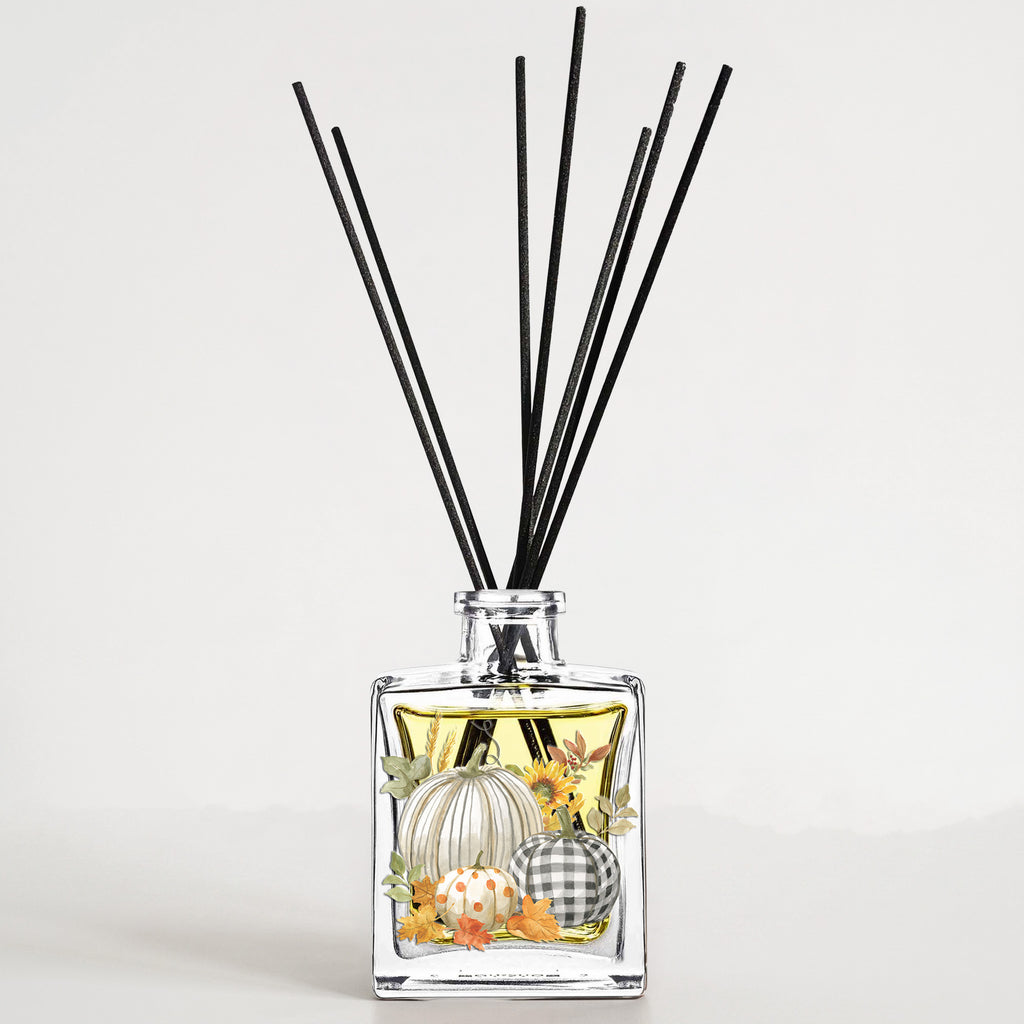 Harvest Batch - White Pumpkin and Vanilla 5oz Oil Reed Diffuser Set