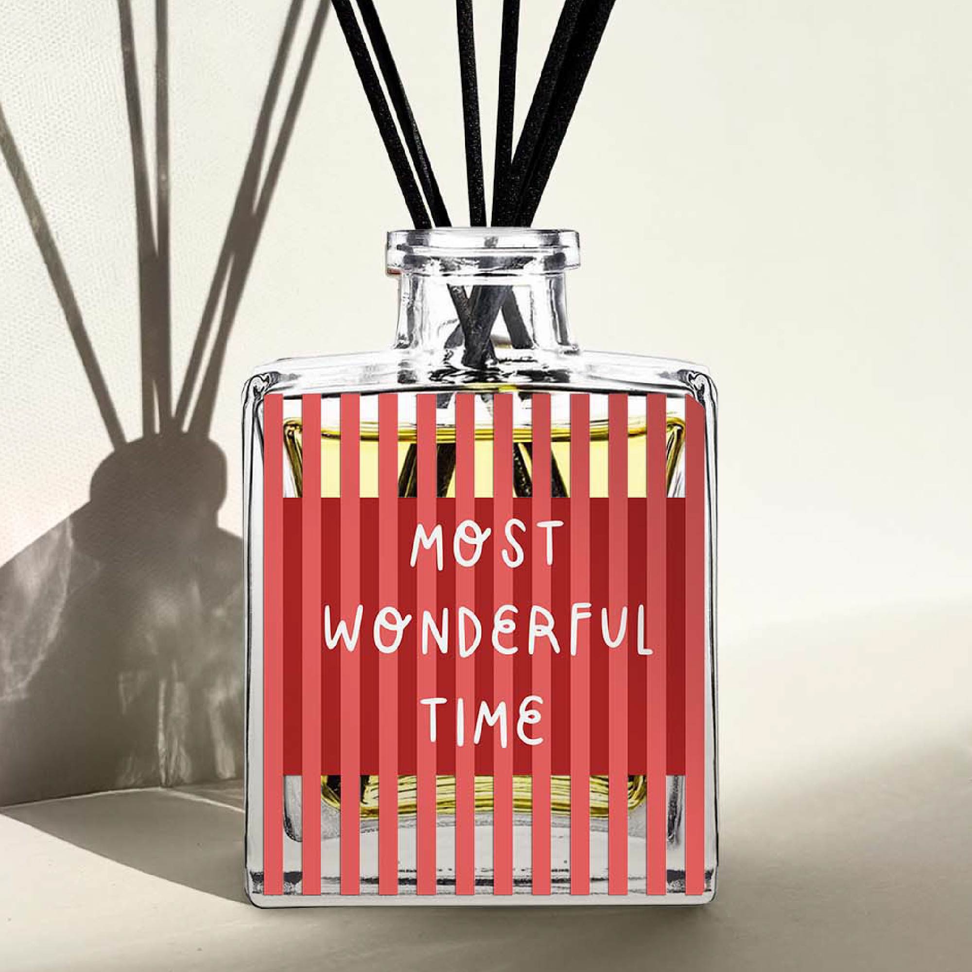Most Wonderful Time - Poached Pear & Vanilla 5oz Oil Reed Diffuser Set