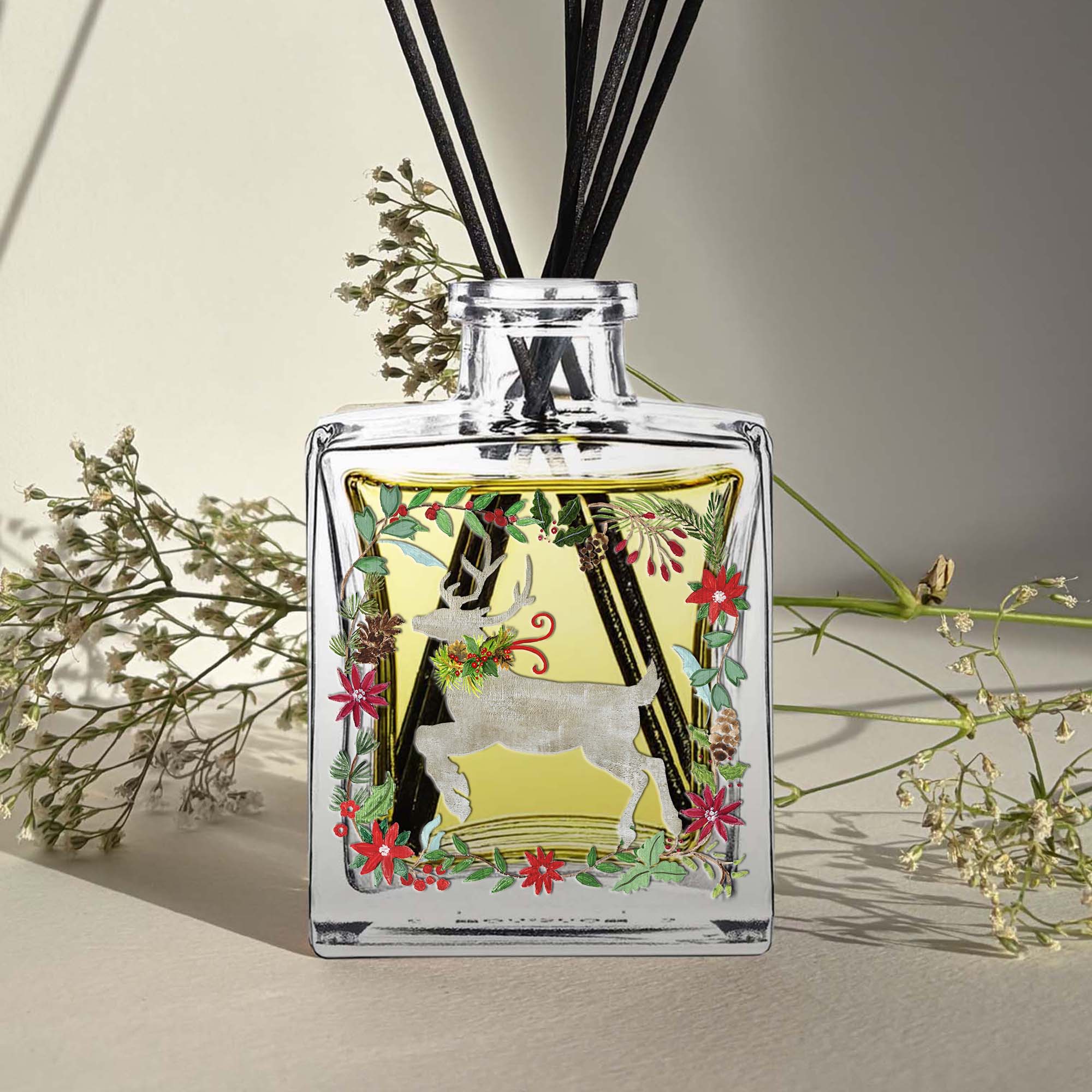 Reindeer Magic - Balsam Fir and Cranberry Oil Reed Diffuser