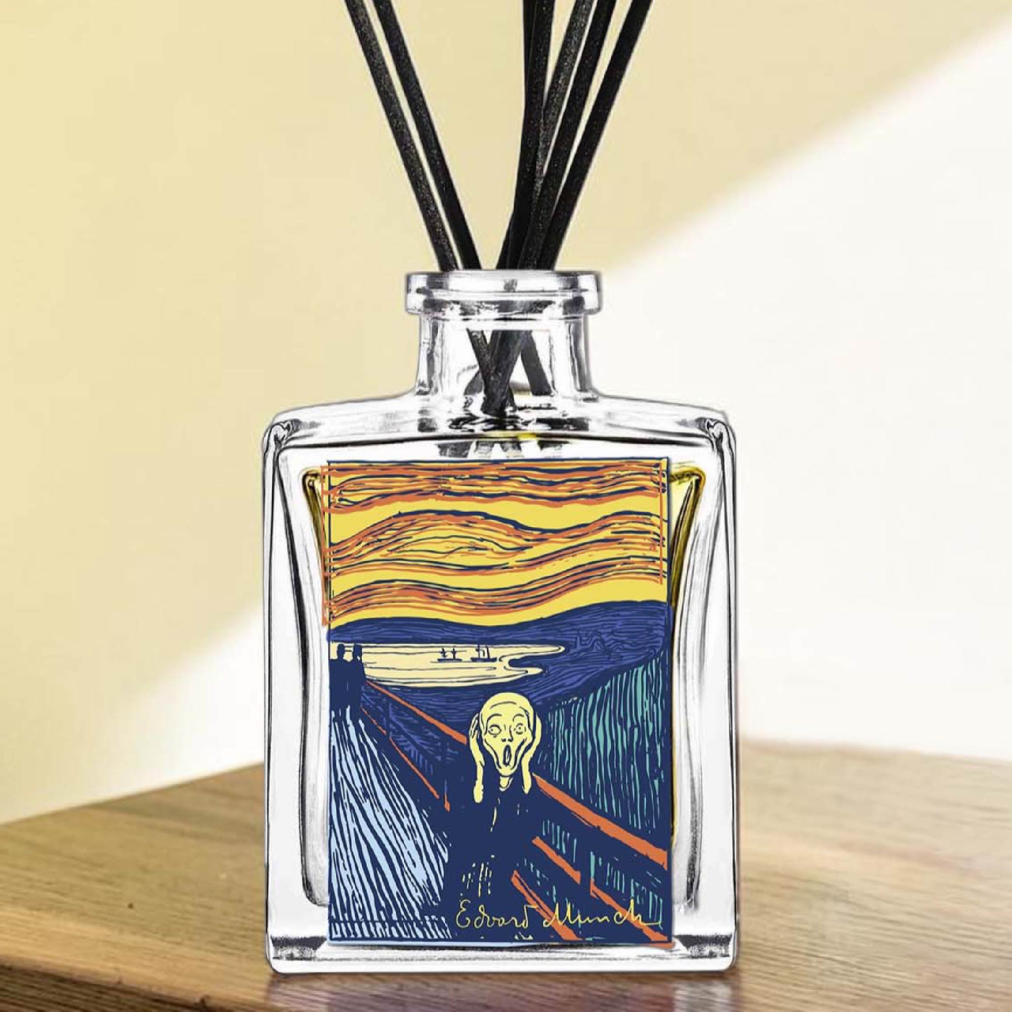 The Scream by Edvard Munch - Blood Orange & Black Pepper 5oz Oil Reed Diffuser