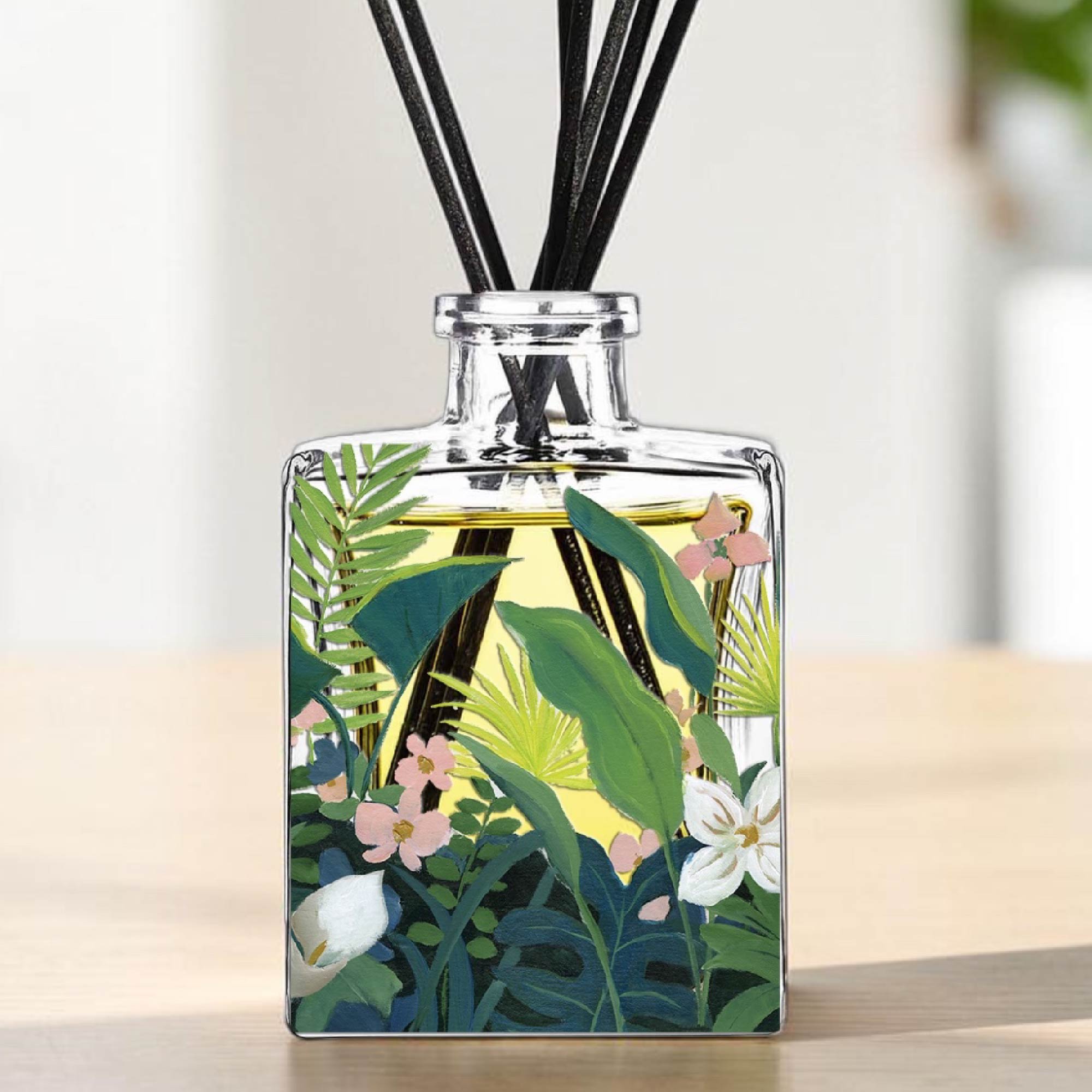 Tropical Florals - Hibiscus Vanilla 5oz Oil Reed Diffuser Set