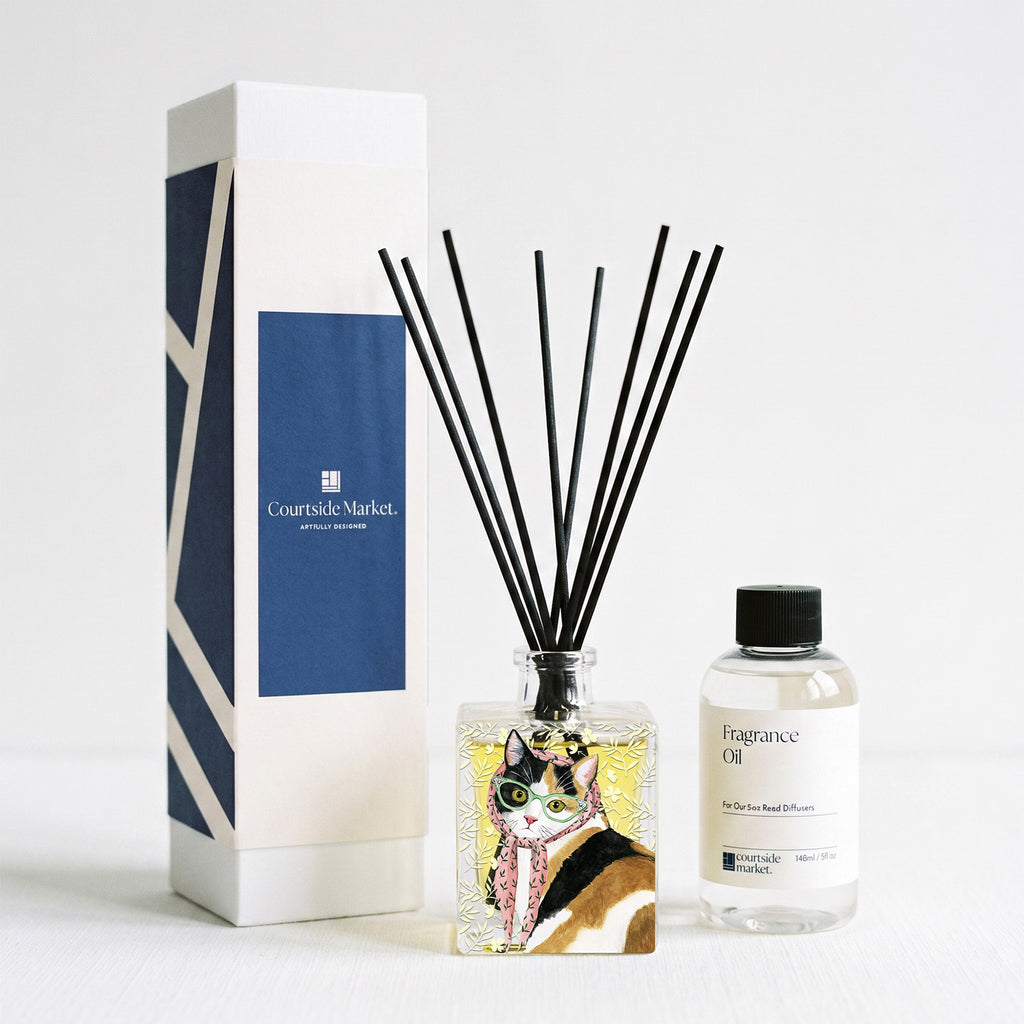Homebody - Caffe Latte 5oz Oil Reed Diffuser Set
