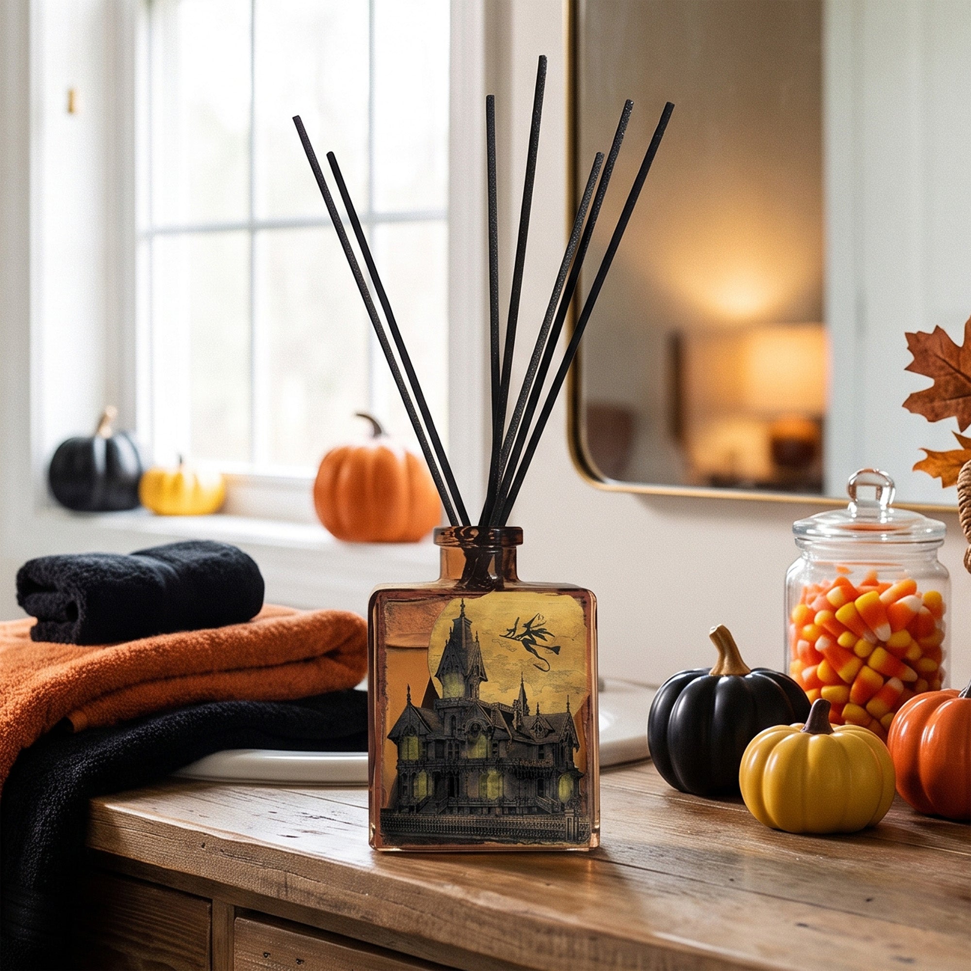 Haunted House - Blackberry and Vanilla Oil Reed Diffuser Set