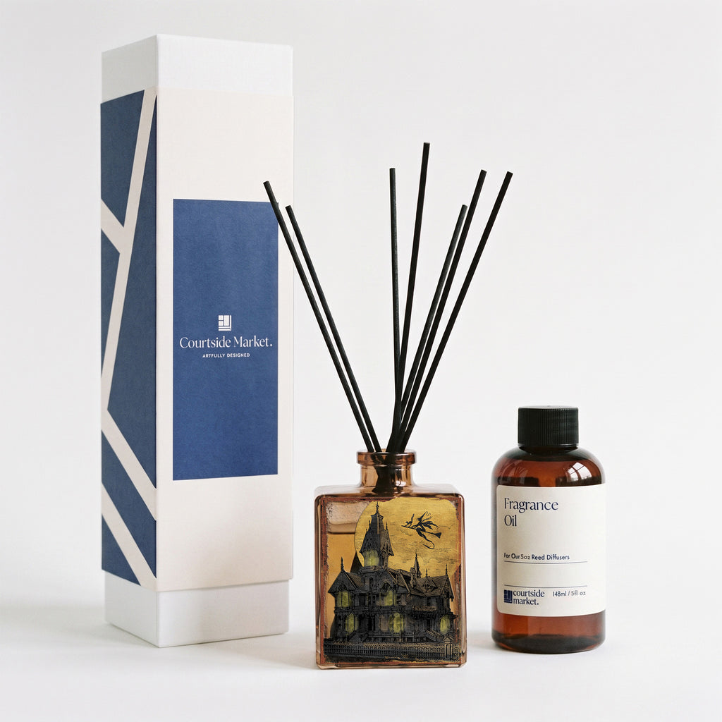 Haunted House - Blackberry and Vanilla Oil Reed Diffuser Set