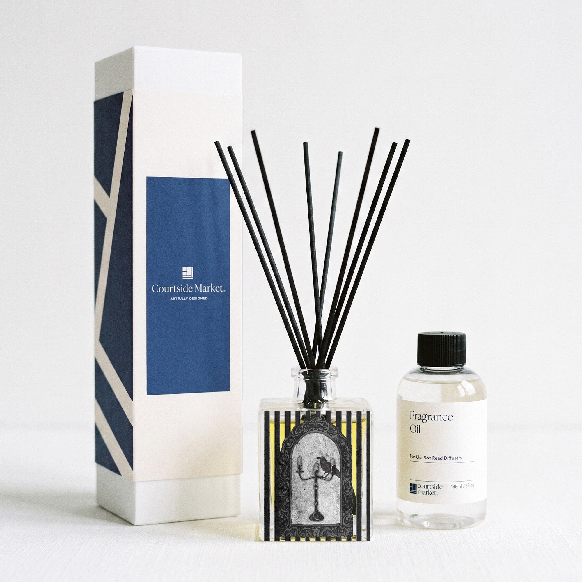 Omen - Fig and Black Pepper Oil Reed Diffuser Set