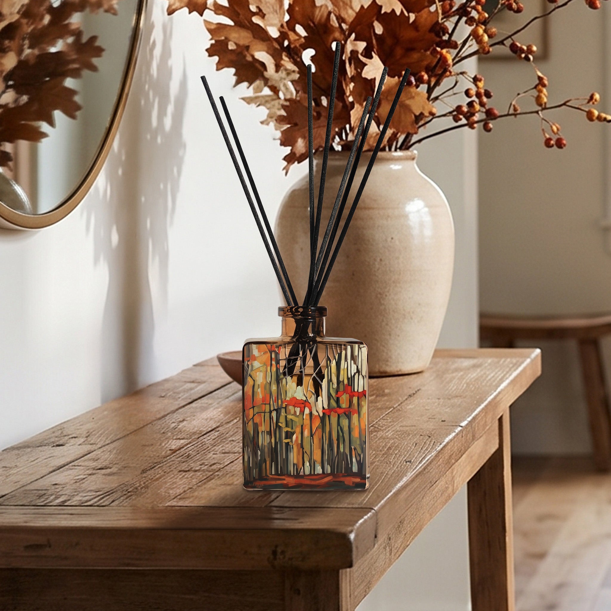 Autumn Woods - Crisp Apple and Maple 5oz Oil Reed Diffuser Set