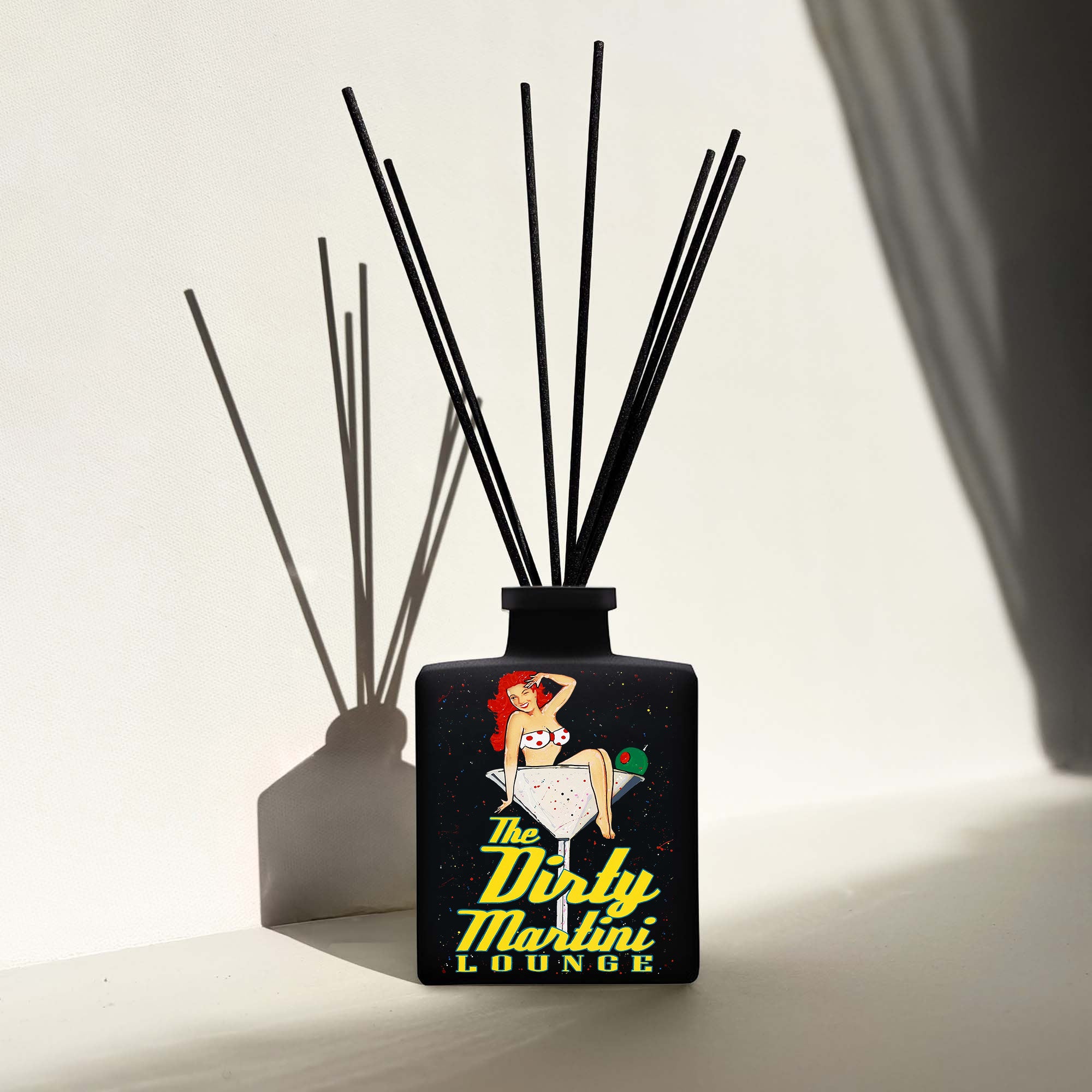Dirty Martini Lounge I  -  Lemon Twist and Cedarwood Oil Reed Diffuser - Robert Holton Collection