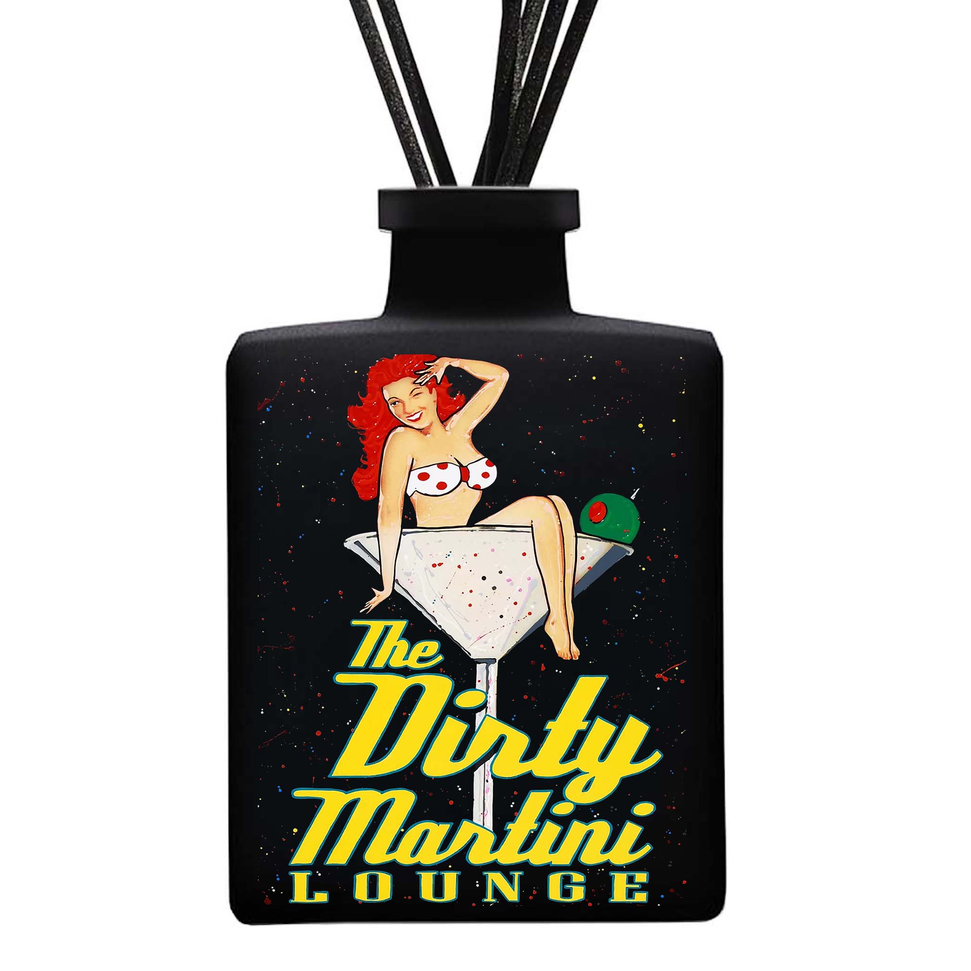 Dirty Martini Lounge I  -  Lemon Twist and Cedarwood Oil Reed Diffuser - Robert Holton Collection