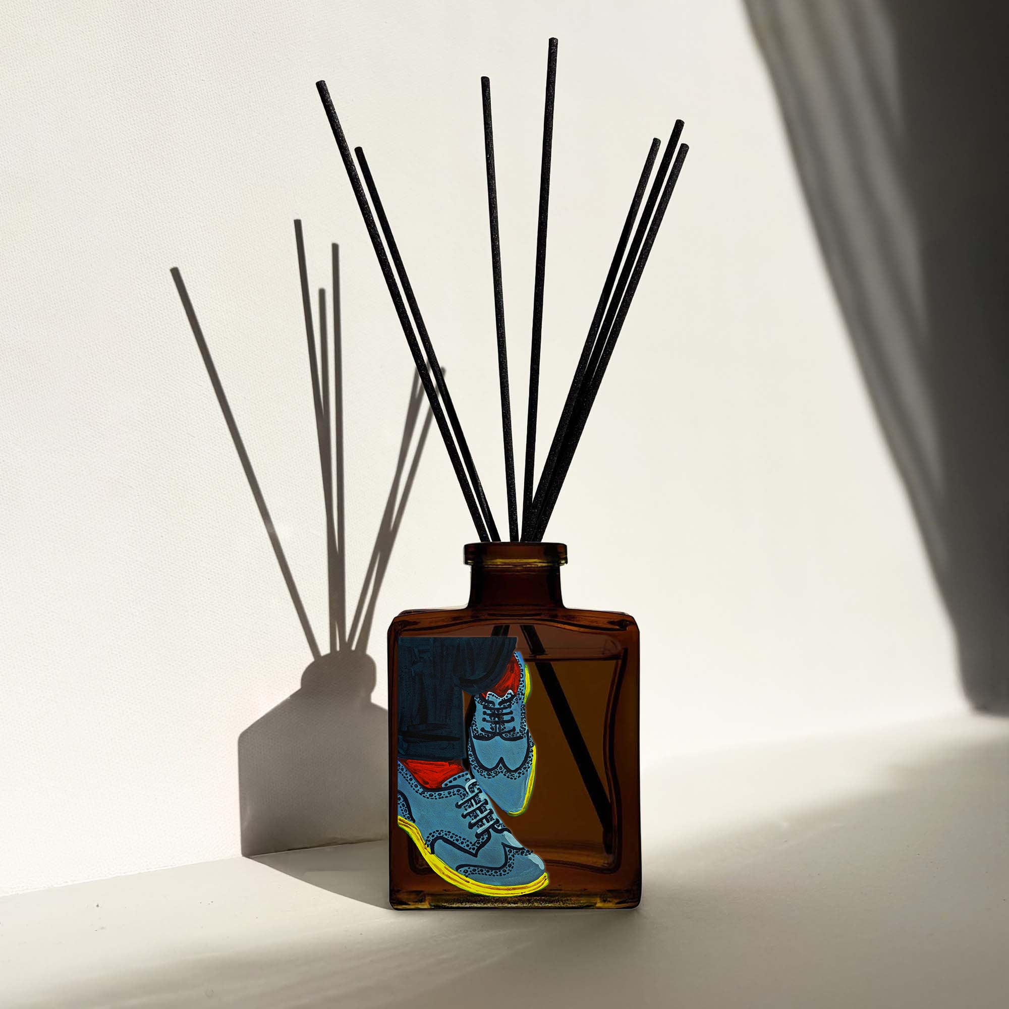 Suave - Leather and Amber Reed Diffuser - Urban Tempo Collection