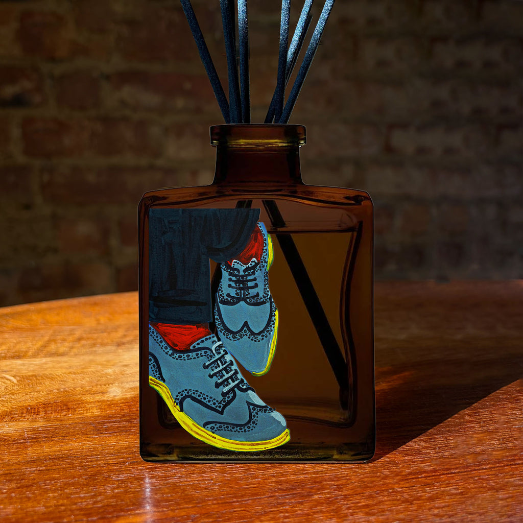 Suave - Leather and Amber Reed Diffuser - Urban Tempo Collection