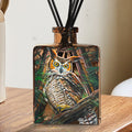 Great Horned Owl - Sandalwood and Orange Blossom 5oz Oil Reed Diffuser - Todd Laslo Collection