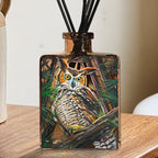 Great Horned Owl - Sandalwood and Orange Blossom 5oz Oil Reed Diffuser - Todd Laslo Collection