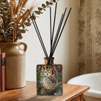 Great Horned Owl - Sandalwood and Orange Blossom 5oz Oil Reed Diffuser - Todd Laslo Collection