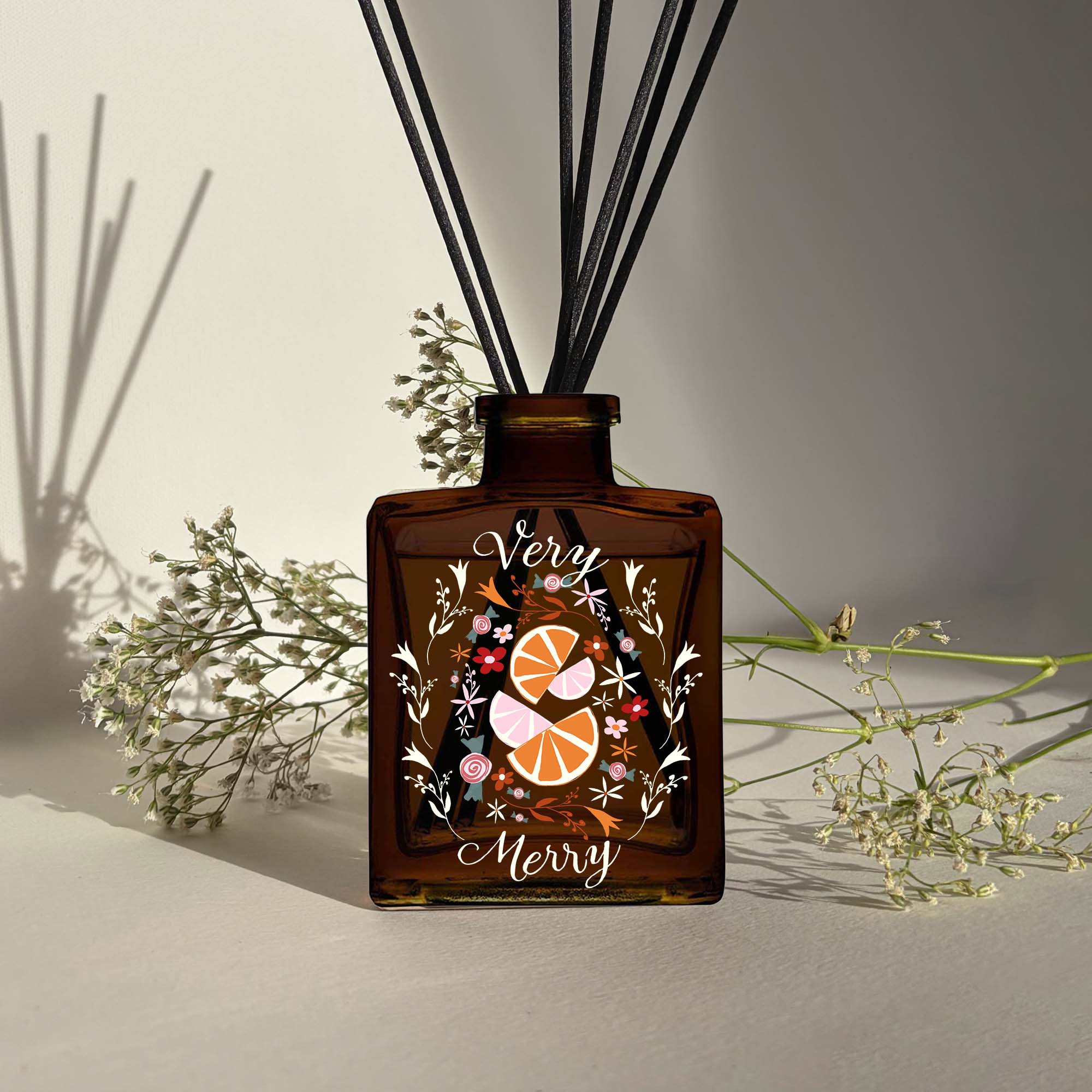 Very Merry - Candied Orange and Cinnamon Oil Reed Diffuser