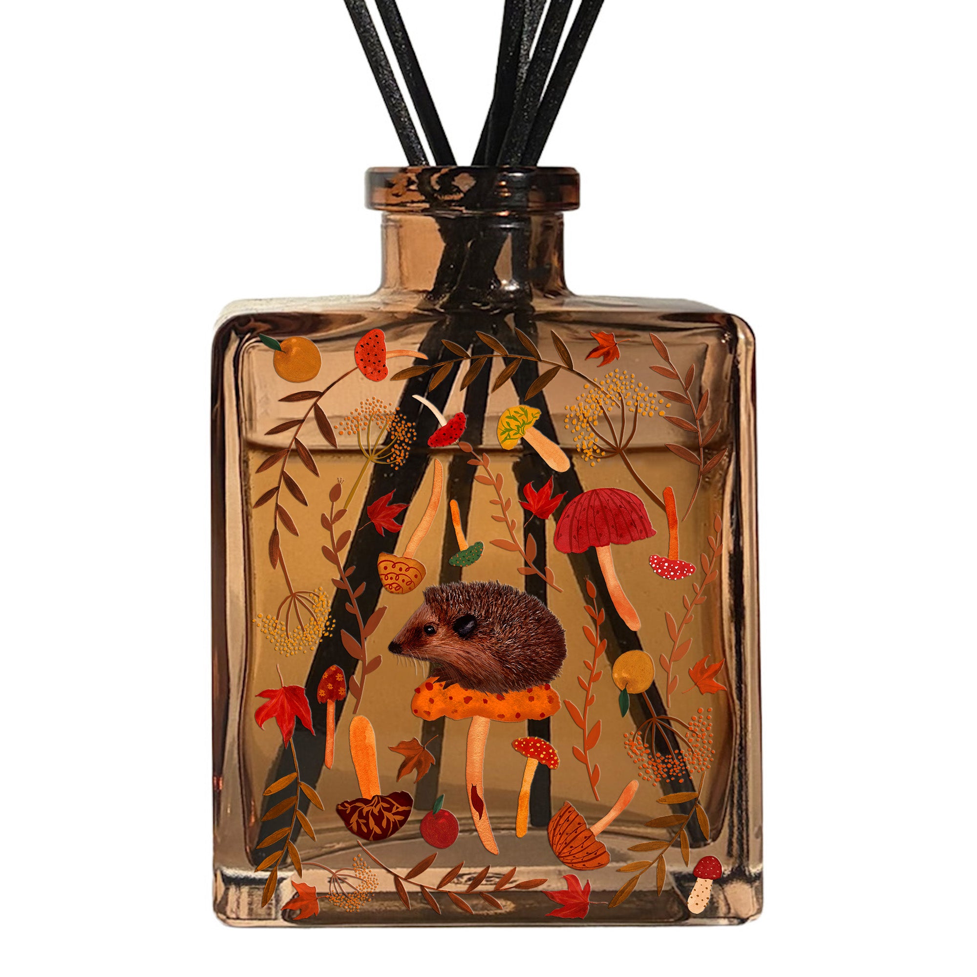 Mushroom Hunting - Nutmeg and Pumpkin Oil Reed Diffuser Set