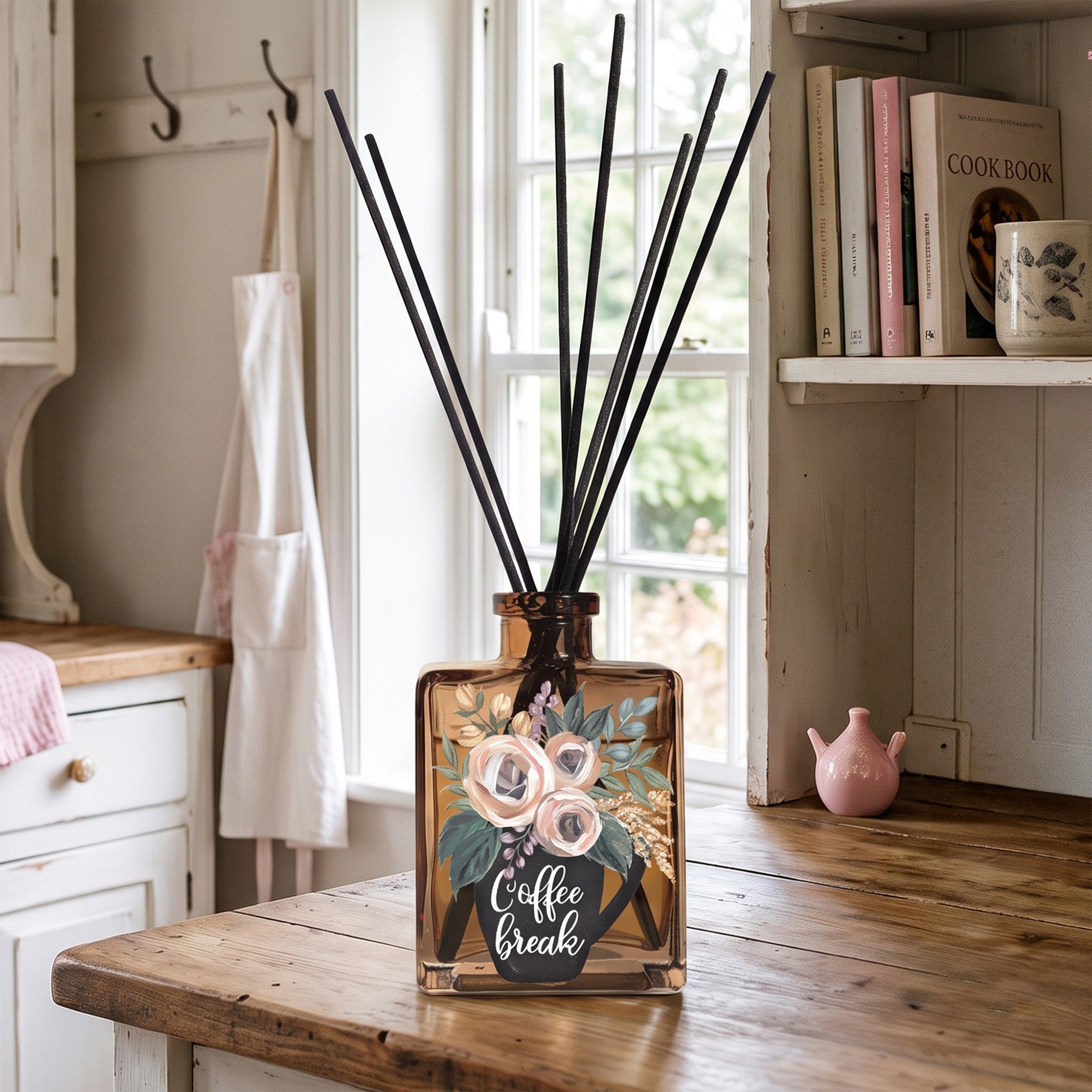 Coffee Break - Caffe Latte 5oz Oil Reed Diffuser Set