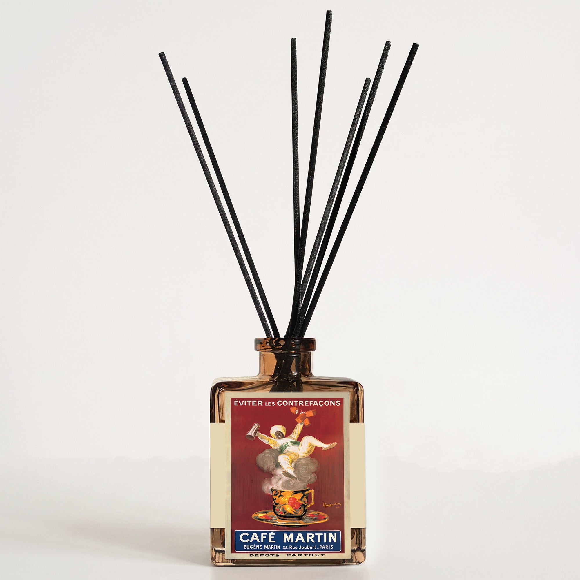 Cafe Martin - Caffe Latte 5oz Oil Reed Diffuser Set