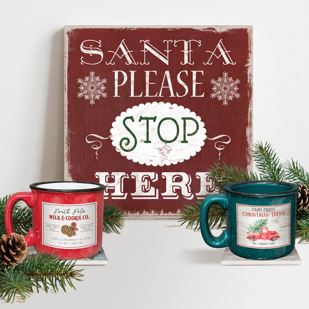 Classic Santa Christmas - 5 Piece Holiday Gift Set